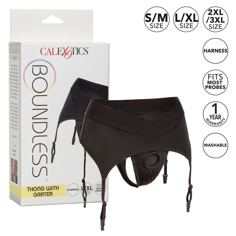 CALIFORNIA EXOTICS - BOUNDLESS TANGA COM LIGA L/XL