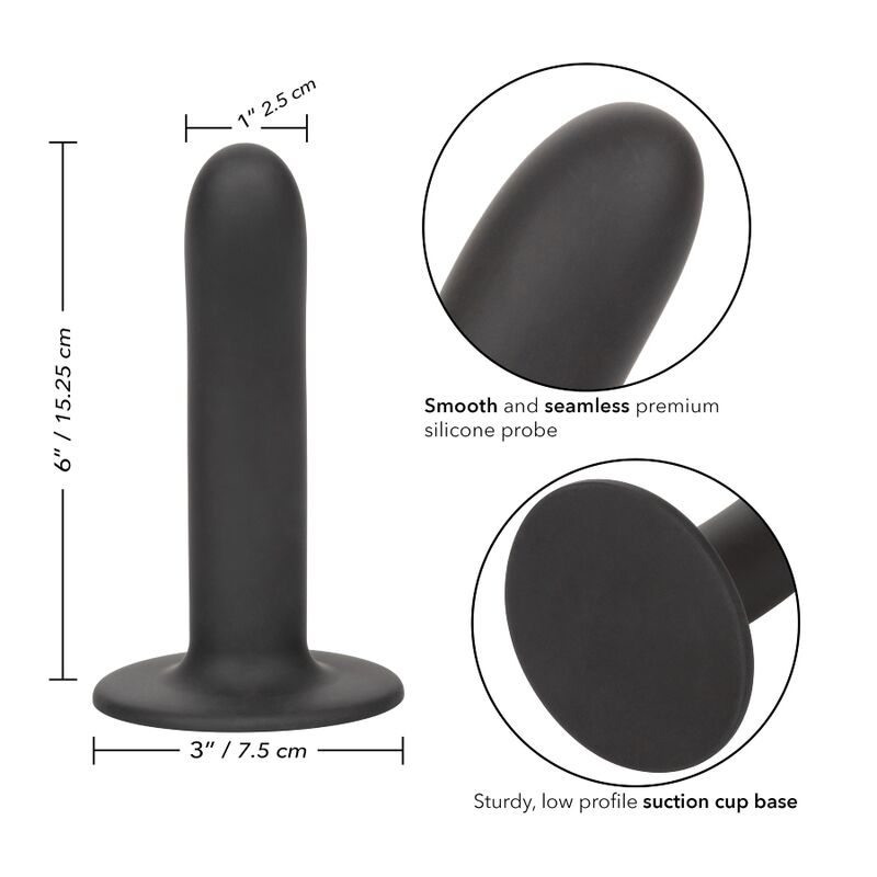 CALIFORNIA EXOTICS - BOUNDLESS DILDO 15.25 CM COMPATÍVEL LISO