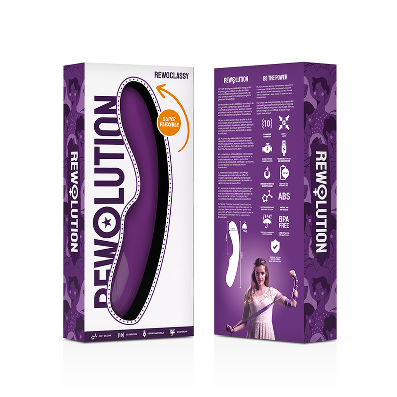 REWOLUTION - VIBRADOR FLEXÍVEL REWOCLASSY