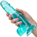 CALIFORNIA EXOTICS - DILDO QUEEN TAMANHO AZUL 15.3 CM