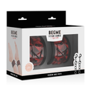 BEGME - PUNHOS DE TORNOZELO PREMIUM RED EDITION COM FORRO DE NEOPRENE