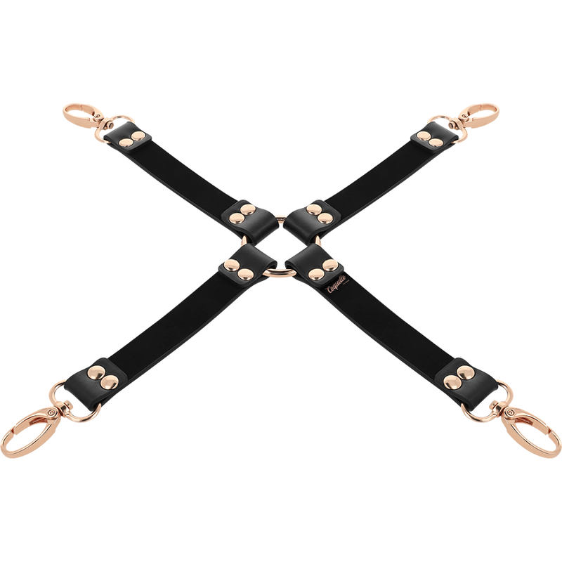 COQUETTE CHIC DESIRE - FANTASY HOG TIE COURO VEGANO