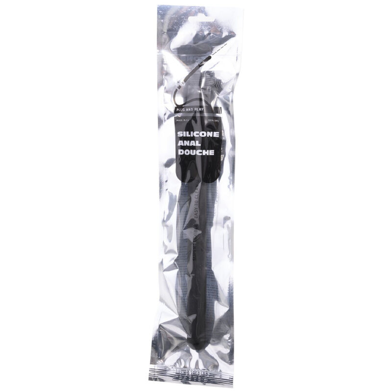 ALL BLACK - MEGA RIPPLE SHOWER ANAL SILICONE 28,5 CM