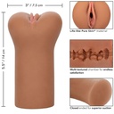 CALIFORNIA EXOTICS - BOUNDLESS VULVA STROKER PELE CARAMELO