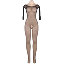 QUEEN LINGERIE - BODYSTOCKING MANGA COMPRIDA COM DIAMANTES S/L