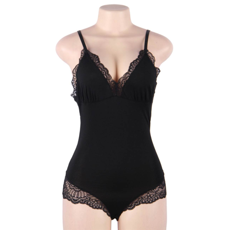 QUEEN LINGERIE - LACE TEDDY L/XL