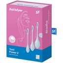 SATISFYER - CONJUNTO DE TREINO YONI POWER 2 AZUL