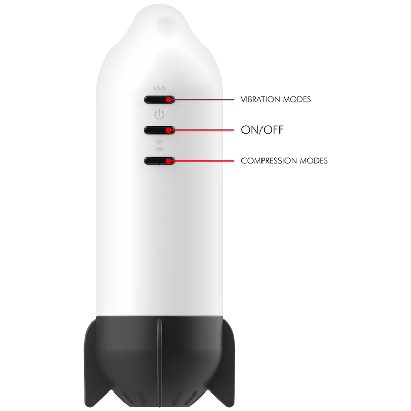 JAMYJOB - ROCKET MASTURBATOR TECNOLOGIA DE COMPRESSO SUAVE E VIBRAO