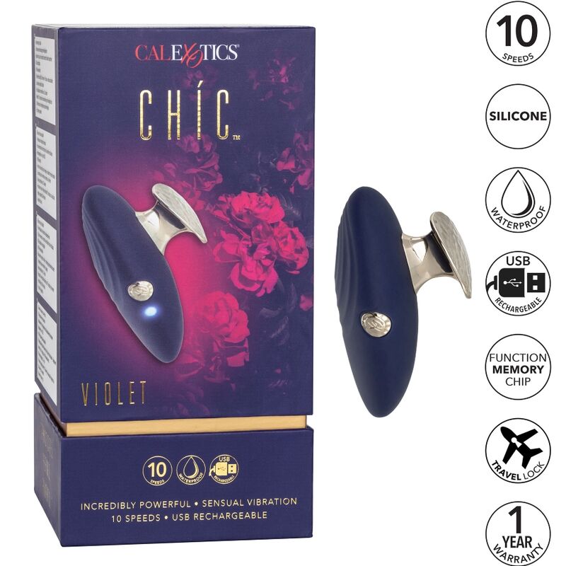 CALIFORNIA EXOTICS - ESTIMULADOR CHIC VIOLET 10 VELOCIDADES