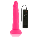 DIVERSIA - DILDO VIBRANTE FLEXÍVEL 23 CM - ROSA