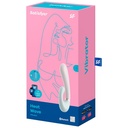 SATISFYER - APLICATIVO VIBRADOR DE ONDAS DE CALOR BRANCO