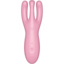 SATISFYER - APP VIBRADOR THREESOME 4 ROSA