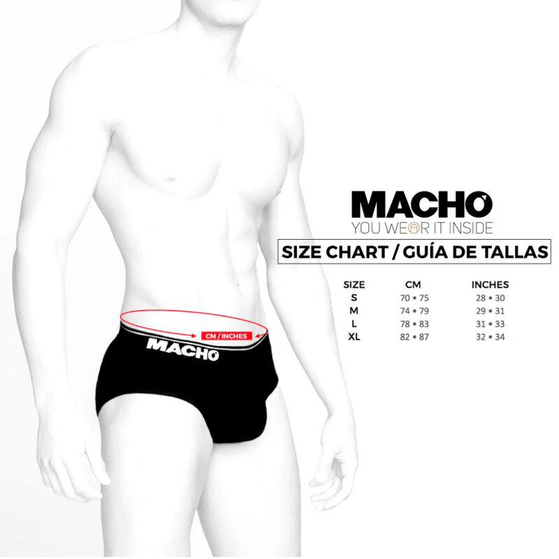 MACHO - MS24A CUECA BRIEF AMARELO ESCURO M