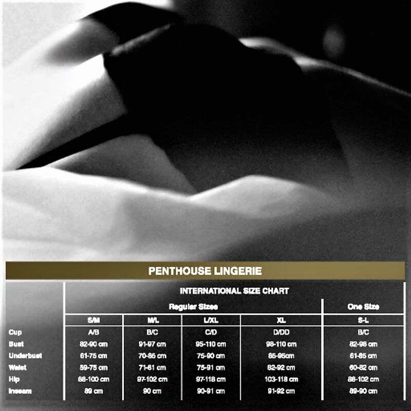 PENTHOUSE - CLASSIFIED TANGA PRETO L/XL