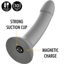 MYTHOLOGY - RUNE MAJESTIC DILDO S - VIBRADOR WATCHME TECNOLOGIA SEM FIO COMPATÍVEL