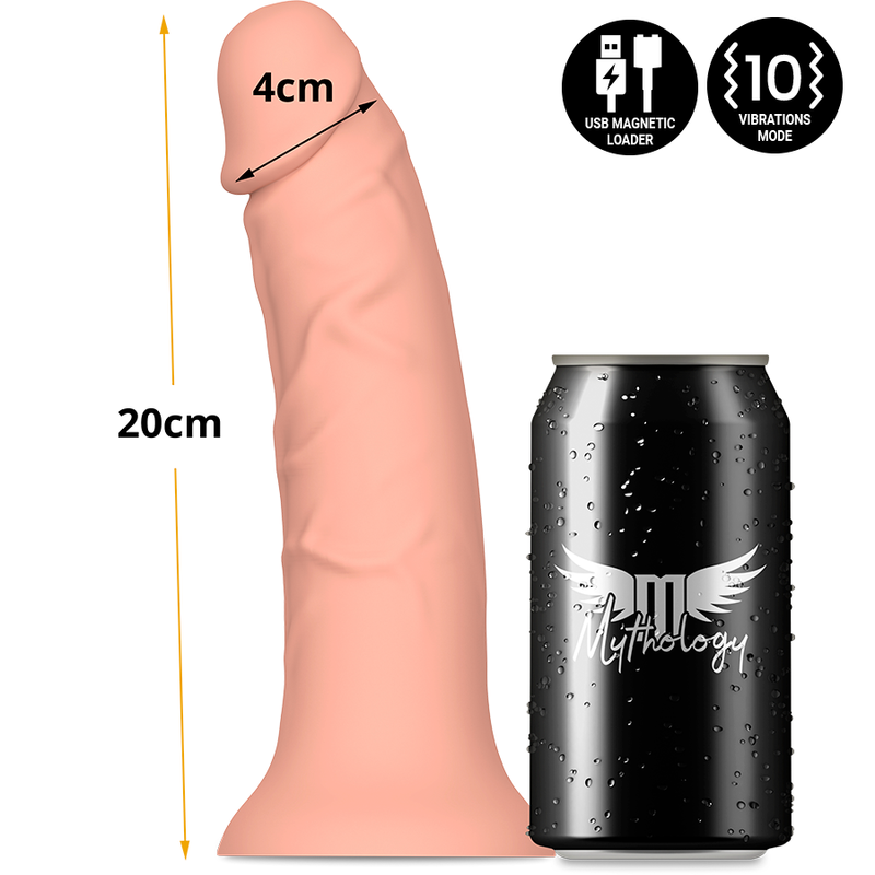 MYTHOLOGY - ASHER ORIGINAL DILDO M - VIBRADOR COMPATÍVEL COM A TECNOLOGIA WATCHME WIRELESS