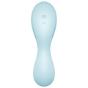 SATISFYER - CURVY TRINITY 5 ESTIMULADOR DE PULSO DE AR E APLICATIVO VIBRADOR AZUL