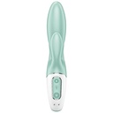 SATISFYER - AIR PUMP BUNNY 5+ APLICATIVO VIBRADOR DE COELHO INFLVEL VERDE