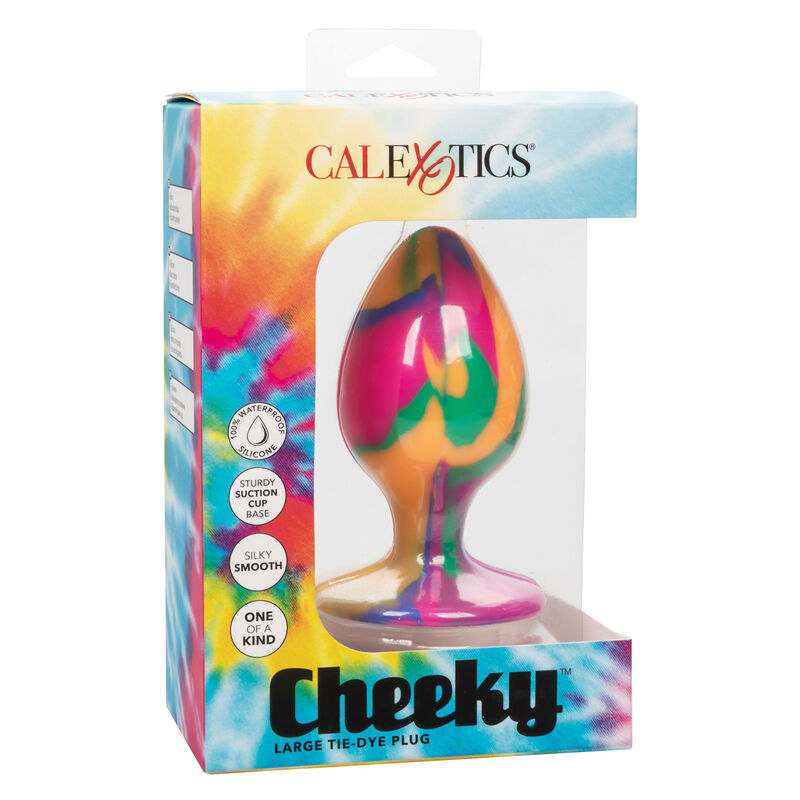 CALIFORNIA EXOTICS - CHEEKY GRANDE PLUG TIE-DYE ANAL