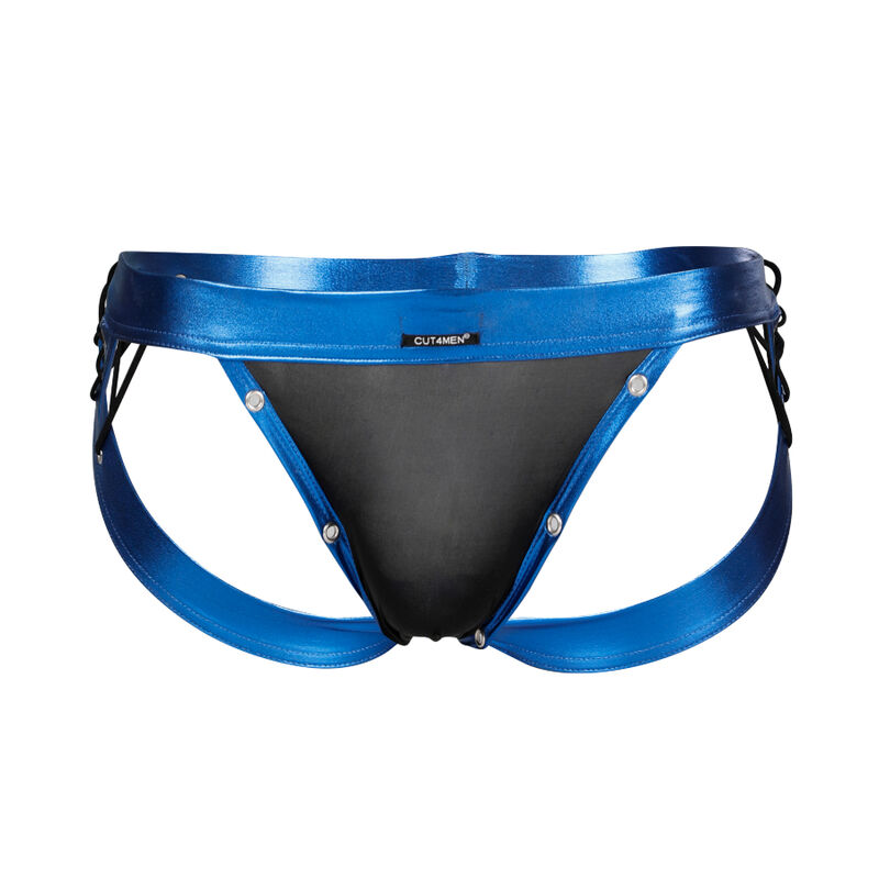 CUT4MEN - JOCKSTRAP DESIRE BLUE COURO S