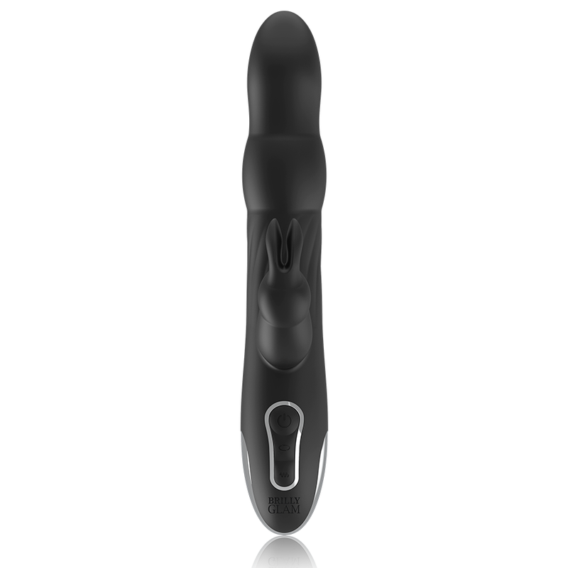 BRILLY GLAM- MOEBIUS COELHO VIBRADOR E ROTADOR WATCHME TECNOLOGIA SEM FIO COMPATÍVEL