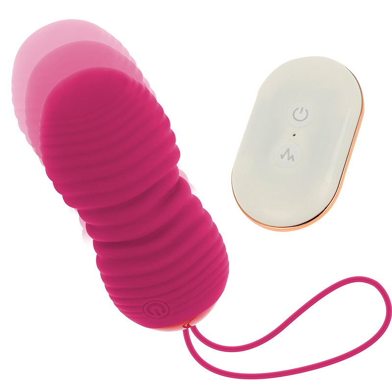 OHMAMA - CONTROLE REMOTO FUNÇÃO PARA CIMA E PARA BAIXO OVO 7 MODOS ROSA