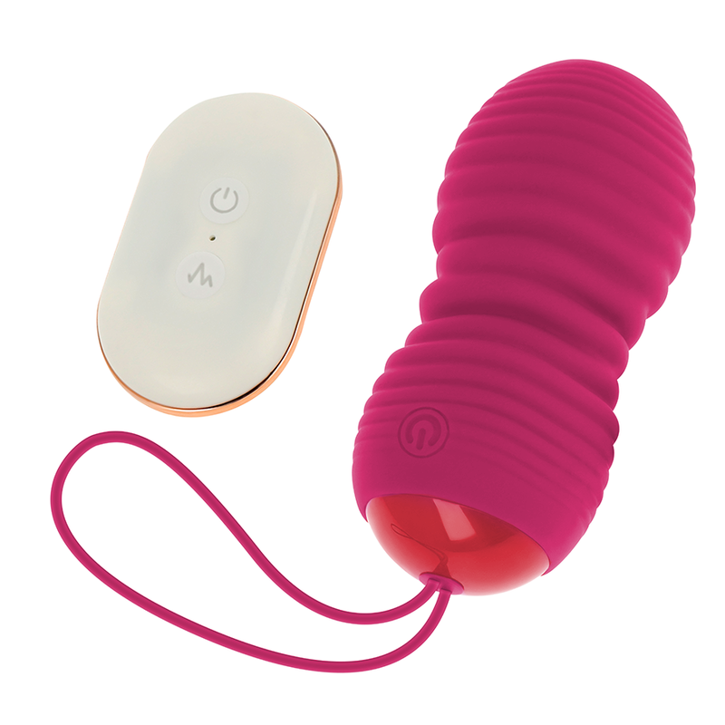 OHMAMA - CONTROLE REMOTO FUNÇÃO PARA CIMA E PARA BAIXO OVO 7 MODOS ROSA