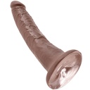 KING COCK - 7 DILDO CHOCOLATE 17.8 CM