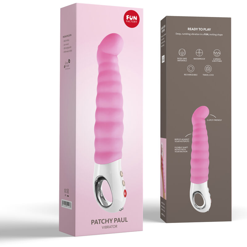 FUN FACTORY - PATCHY PAUL G5 VIBRADOR G-SPOT CANDY ROSE