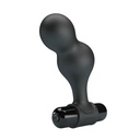 MR PLAY - PLUG ANAL VIBRADOR DE SILICONE PRETO