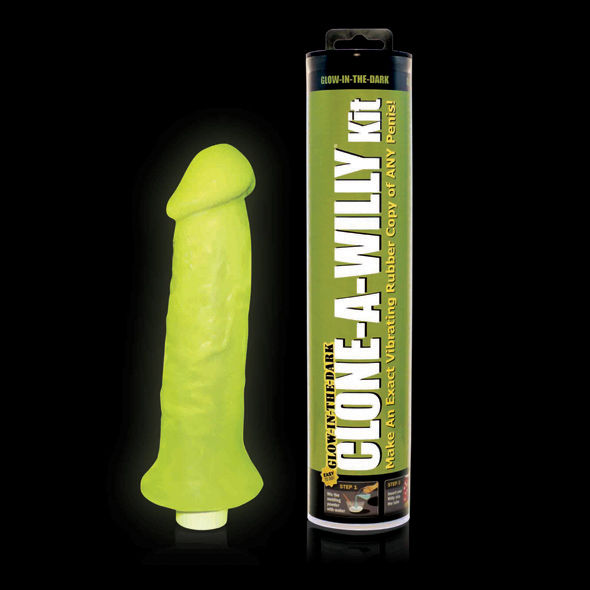 CLONE A WILLY - CLONE GLOW NO KIT VIBRADOR VERDE ESCURO