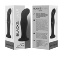 BLACK&SILVER - SEAN PLUG ANAL PREMIUM SILICONE PRETO