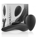 BLACK&SILVER - CALA VIBRADORA DE SILICONE RECARREGVEL PRESTON PRETA