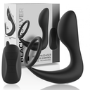 BLACK&SILVER - MASSAGER ANAL COM CONTROLE REMOTO SILICONE RECARREGVEL PRETO