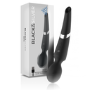 BLACK&SILVER - BECK SUCÇÃO E VIBRAÇÃO SILICONE RECARREGÁVEL PRETO