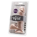 GET REAL - DILDO 18 CM COM BOLAS VIBRADOR PELE