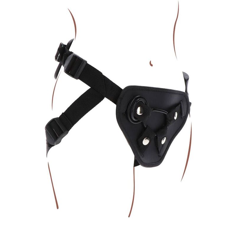 GET REAL - STRAP-ON DELUXE CHICOTE PRETO