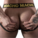 MACHO - MX25AC JOCK COURO AMARELO M