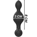 BLACK&SILVER - CONTROLE REMOTO DE PLUG ANAL DE SILICONE TUCKER PEQUENO