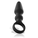 BLACK&SILVER - PLUGUE ANAL DE SILICONE PODEROSO OZZY