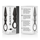 BLACK&SILVER - PLUGUE ANAL DE SILICONE PODEROSO OZZY