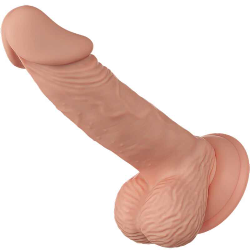 BAILE - PRETTY LOVE ENCONTRO ZEBULON DILDO REALÍSTICO FLEXÍVEL 19.4 CM NATURAL