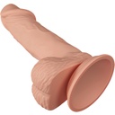 BAILE - PRETTY LOVE ENCONTRO ZEBULON DILDO REALÍSTICO FLEXÍVEL 19.4 CM NATURAL