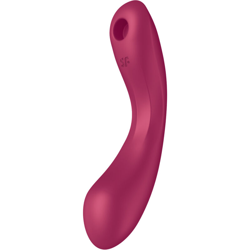 SATISFYER - CURVE TRINITY 1 AIR PULSE VIBRATION VERMELHO