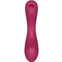 SATISFYER - CURVE TRINITY 1 AIR PULSE VIBRATION VERMELHO