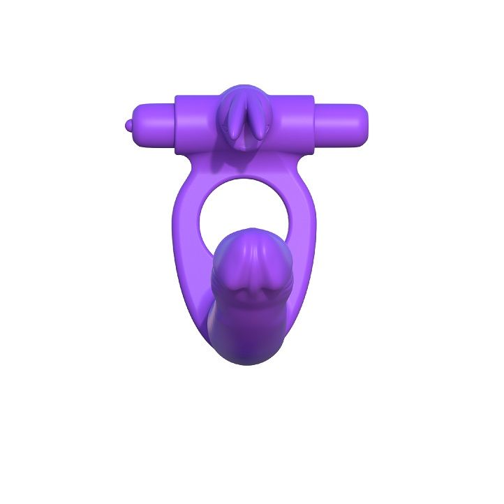 FANTASY C-RINGZ - SILICONE DOUBLE VIBRATOR COELHO