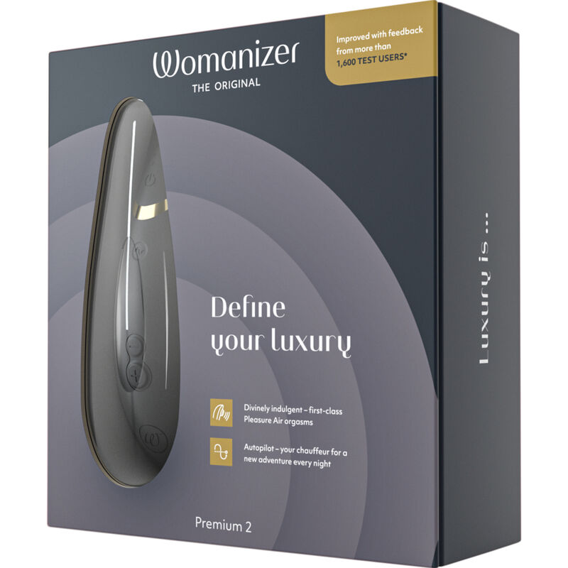 WOMANIZER - PREMIUM 2 ESTIMULADOR CLITORIAL PRETO