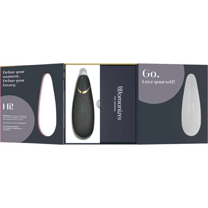 WOMANIZER - PREMIUM 2 ESTIMULADOR CLITORIAL PRETO