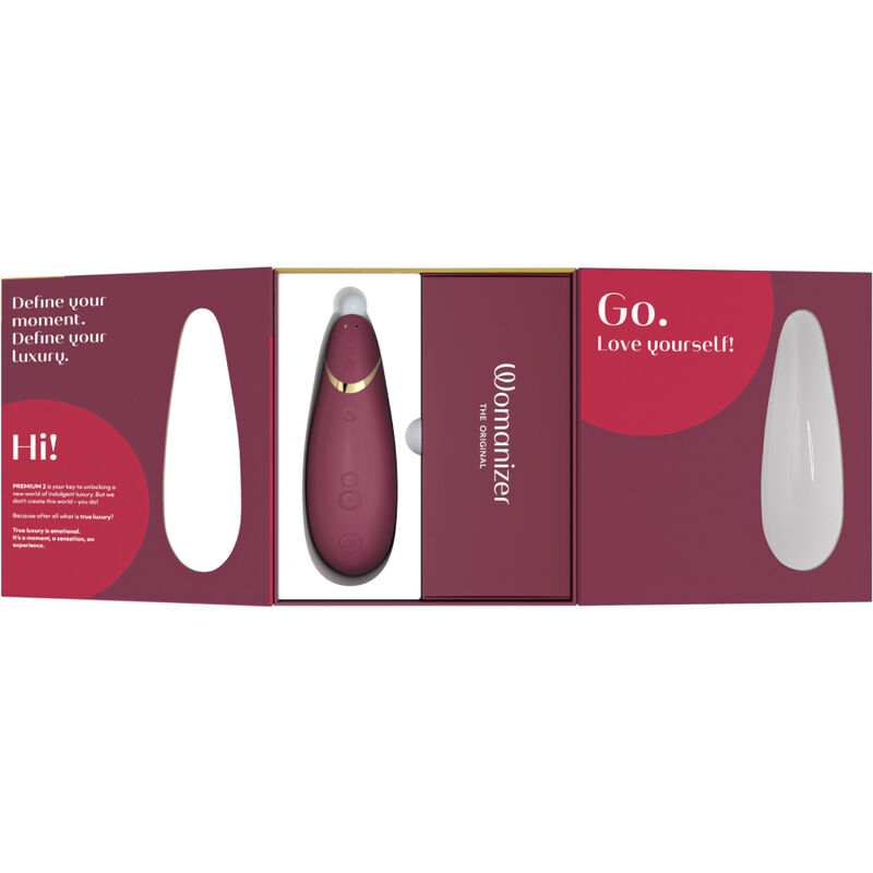 WOMANIZER - PREMIUM 2 ESTIMULADOR CLITORIAL BORDEAUX