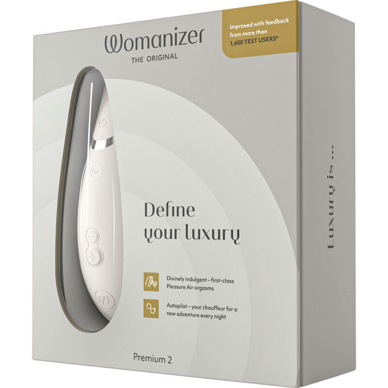 WOMANIZER - PREMIUM 2 ESTIMULADOR CLITORIAL WARM GREY